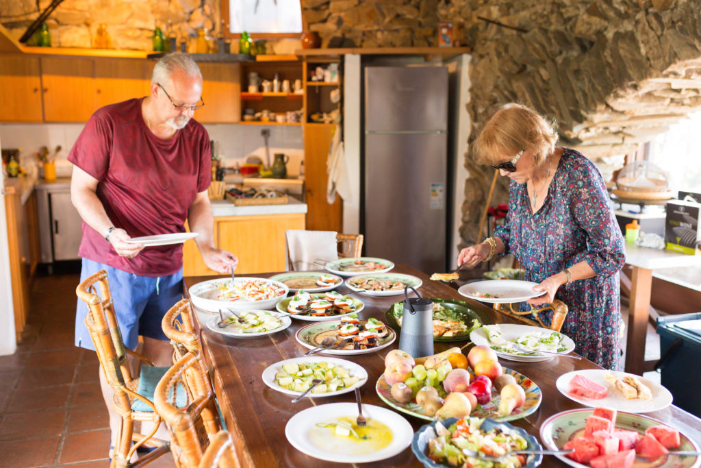 repas festif mariage en Sardaigne