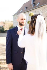 premier regard le jour du mariage