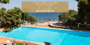 villa avec piscine et vue mer