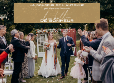 la douceur de l'automne pour se marier en Normandie