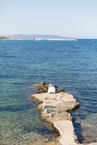 Aménagement d'une cérémonie laïque sur la plage et bord de mer en Sardaigne