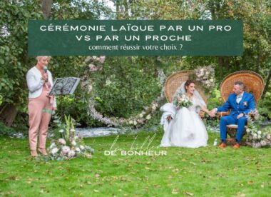 Cérémonie laïque : Pro ou Proche ? Comment bien choisir